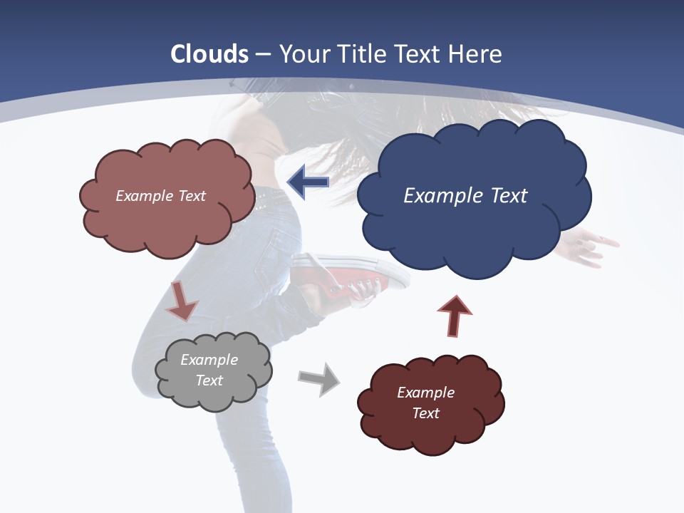 Modern Dance Aerobics PowerPoint Template