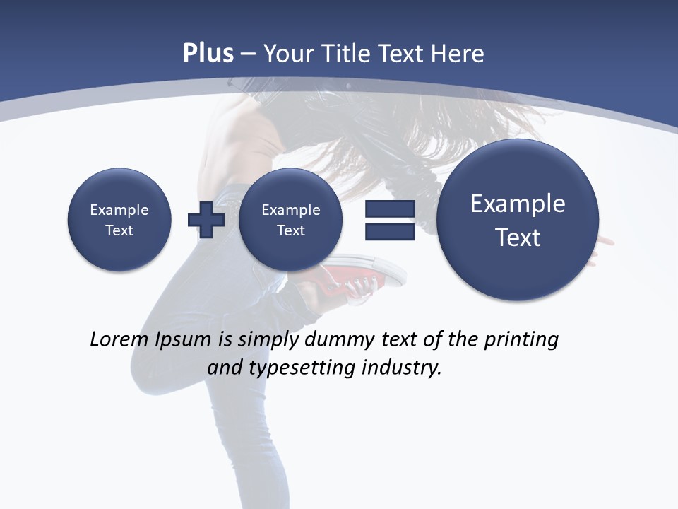 Modern Dance Aerobics PowerPoint Template