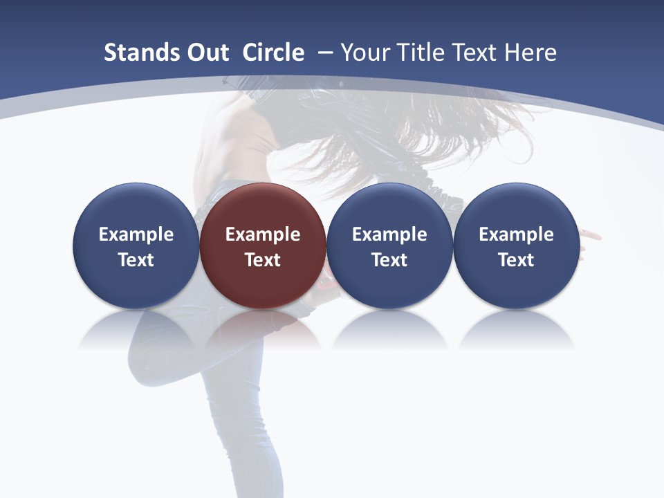 Modern Dance Aerobics PowerPoint Template