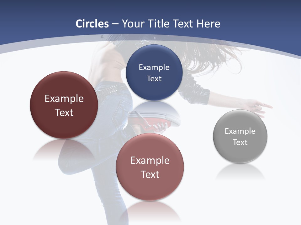 Modern Dance Aerobics PowerPoint Template