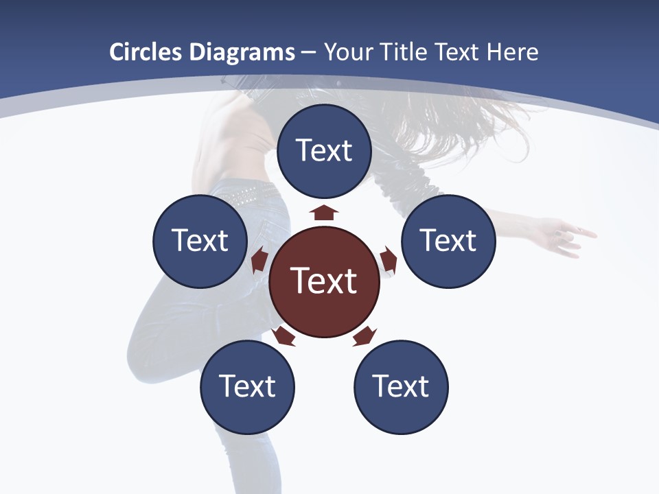 Modern Dance Aerobics PowerPoint Template