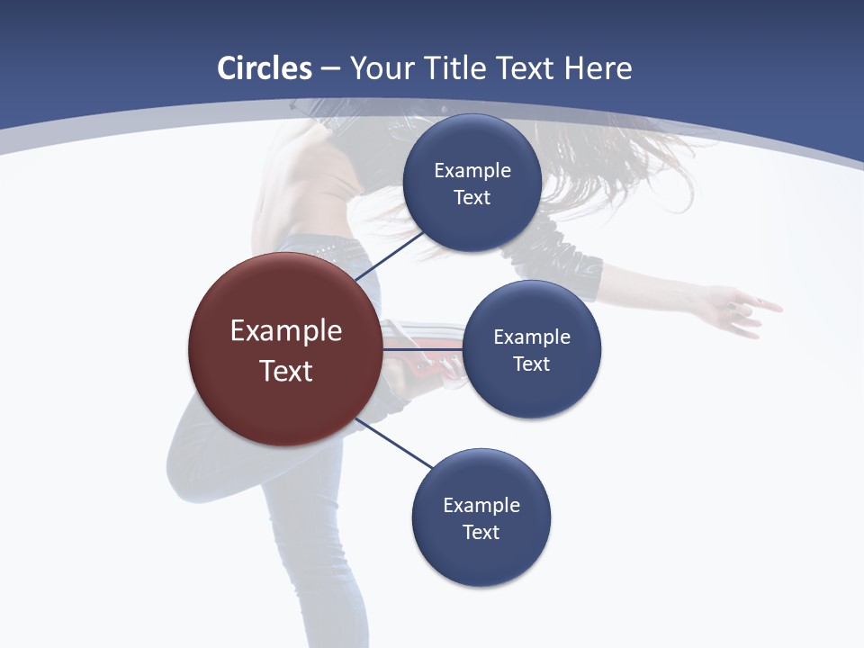 Modern Dance Aerobics PowerPoint Template