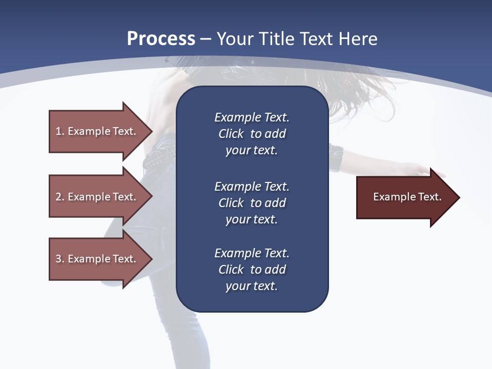 Modern Dance Aerobics PowerPoint Template