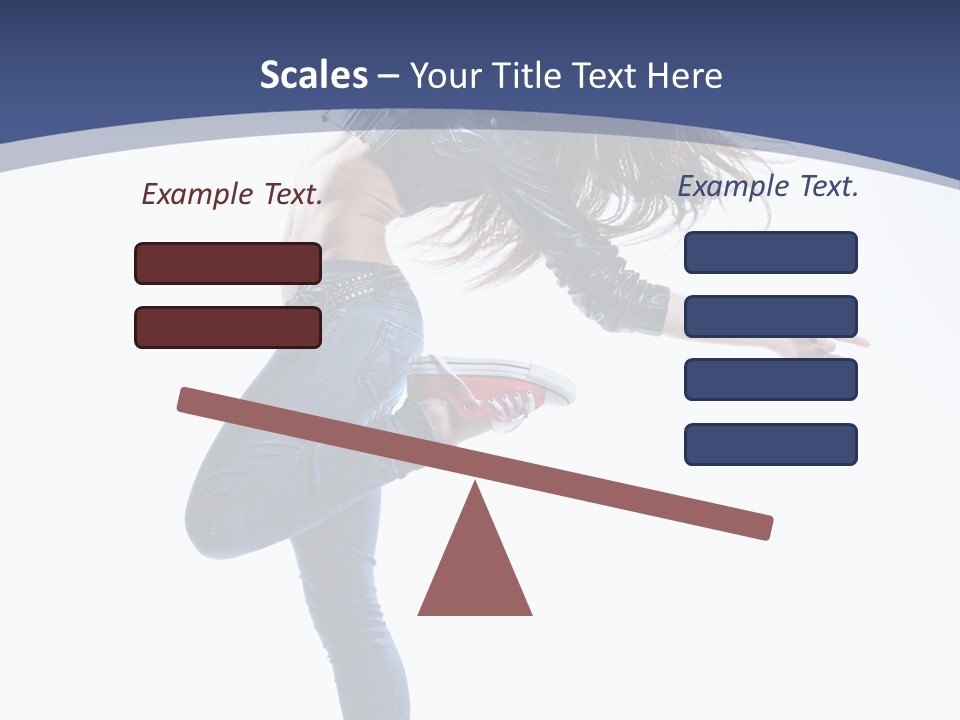 Modern Dance Aerobics PowerPoint Template