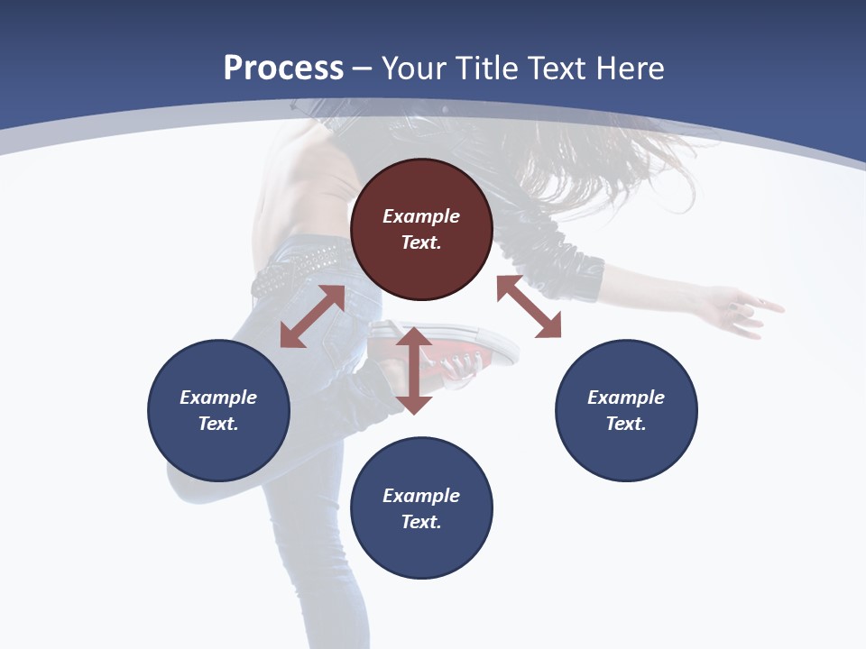 Modern Dance Aerobics PowerPoint Template