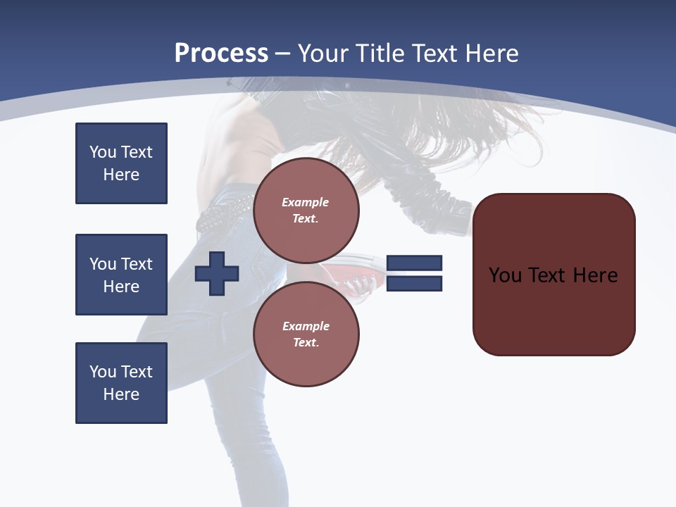 Modern Dance Aerobics PowerPoint Template