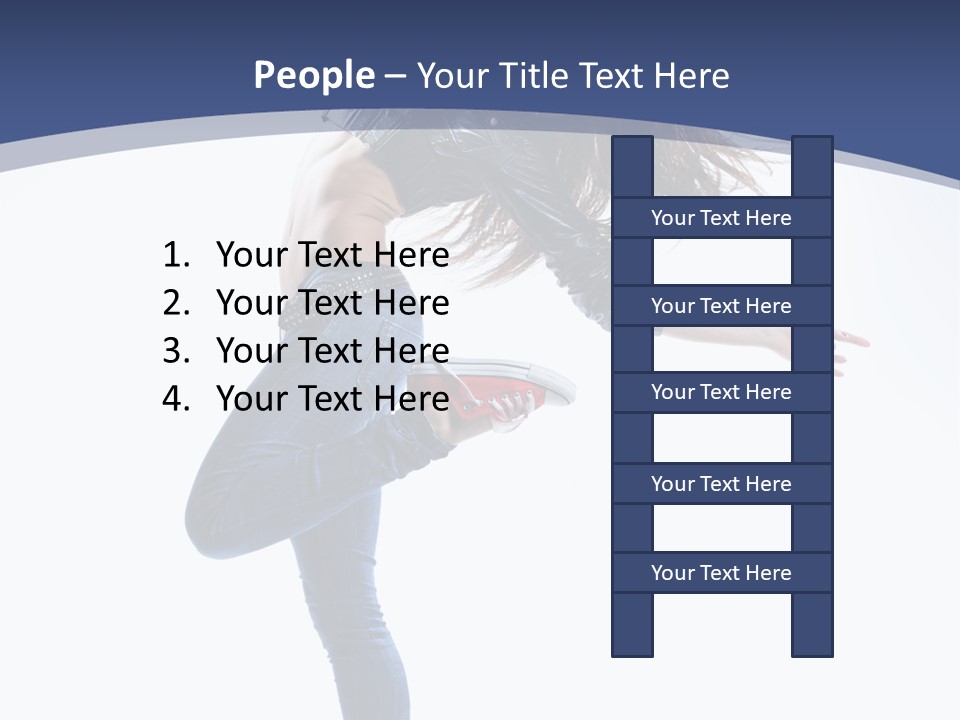 Modern Dance Aerobics PowerPoint Template