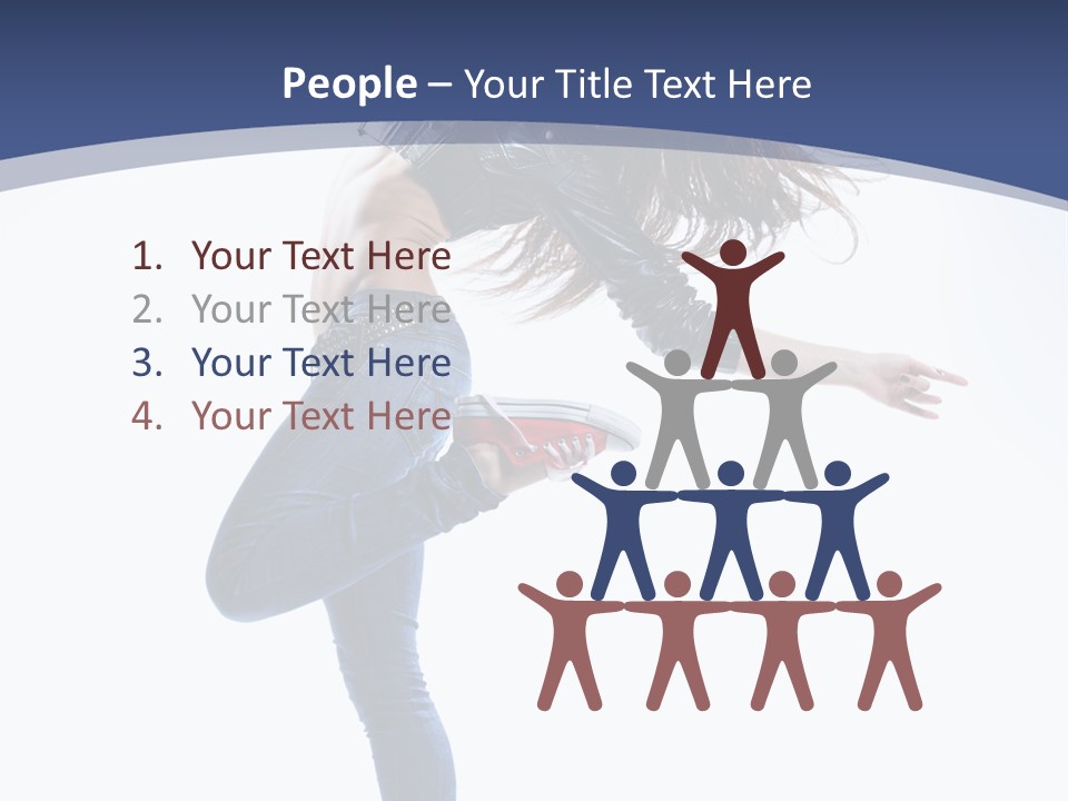 Modern Dance Aerobics PowerPoint Template