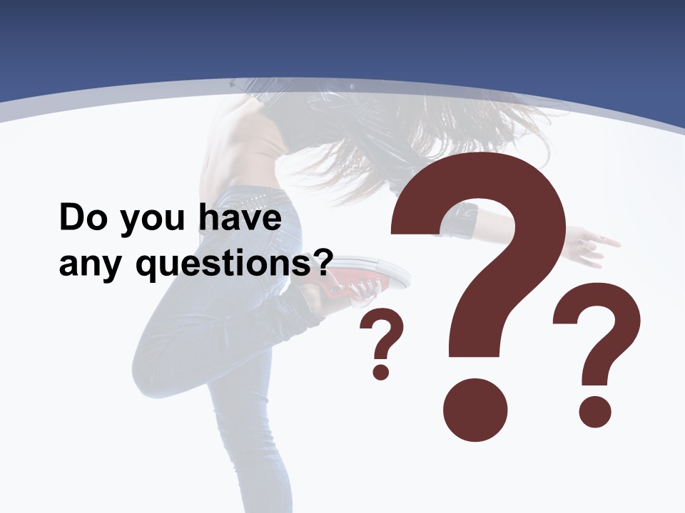 Modern Dance Aerobics PowerPoint Template