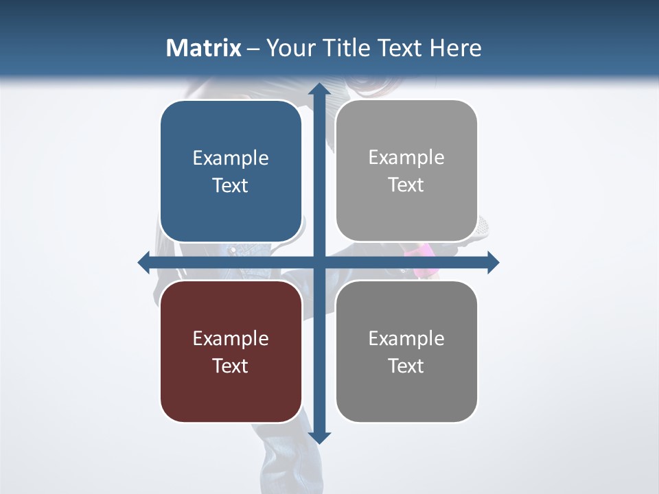 Funky Dancer Posing PowerPoint Template