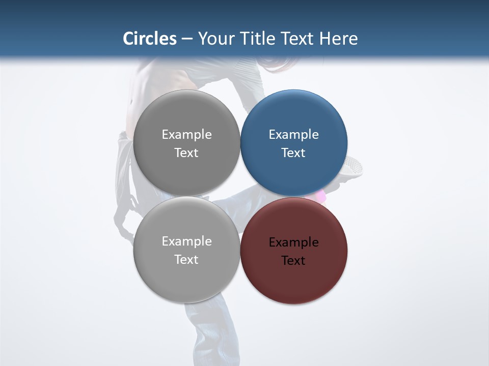 Funky Dancer Posing PowerPoint Template