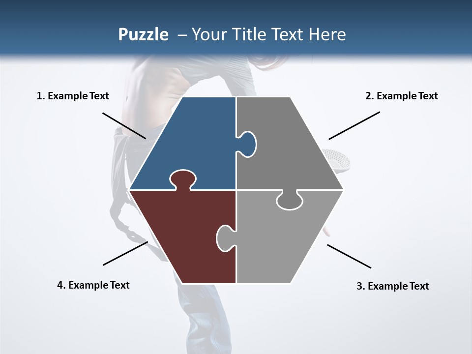 Funky Dancer Posing PowerPoint Template