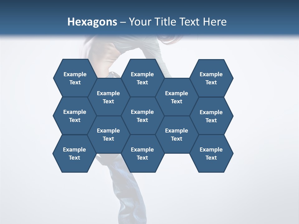 Funky Dancer Posing PowerPoint Template