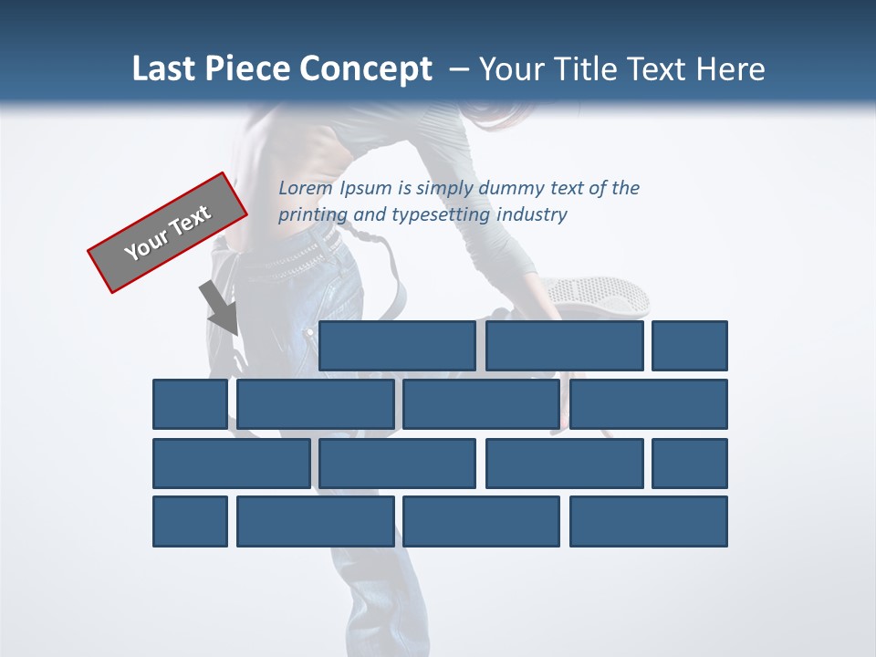 Funky Dancer Posing PowerPoint Template