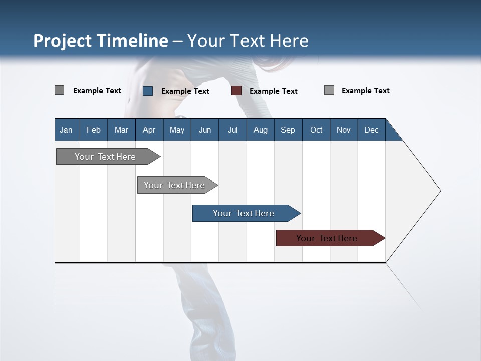 Funky Dancer Posing PowerPoint Template