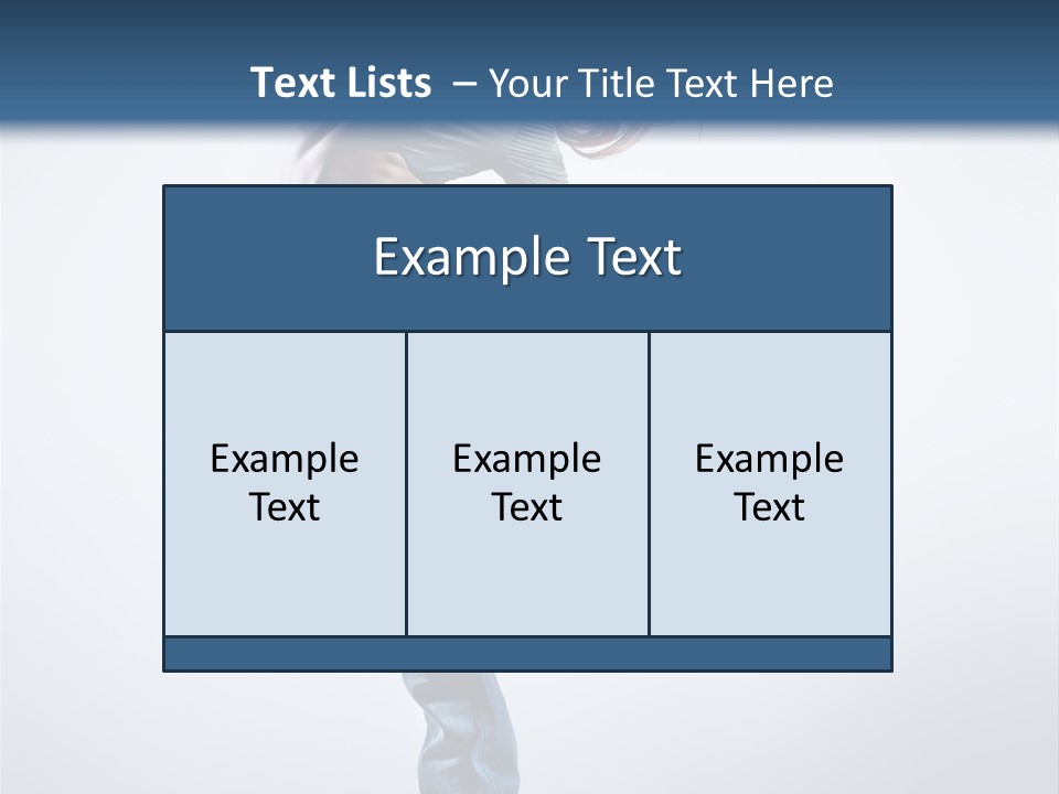 Funky Dancer Posing PowerPoint Template