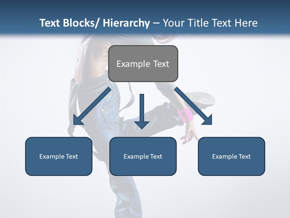 Funky Dancer Posing PowerPoint Template