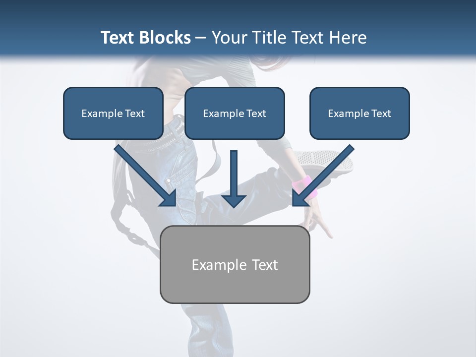 Funky Dancer Posing PowerPoint Template