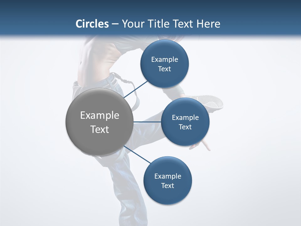 Funky Dancer Posing PowerPoint Template