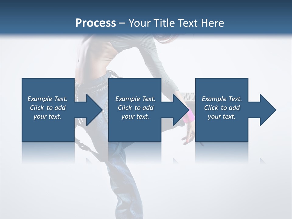 Funky Dancer Posing PowerPoint Template