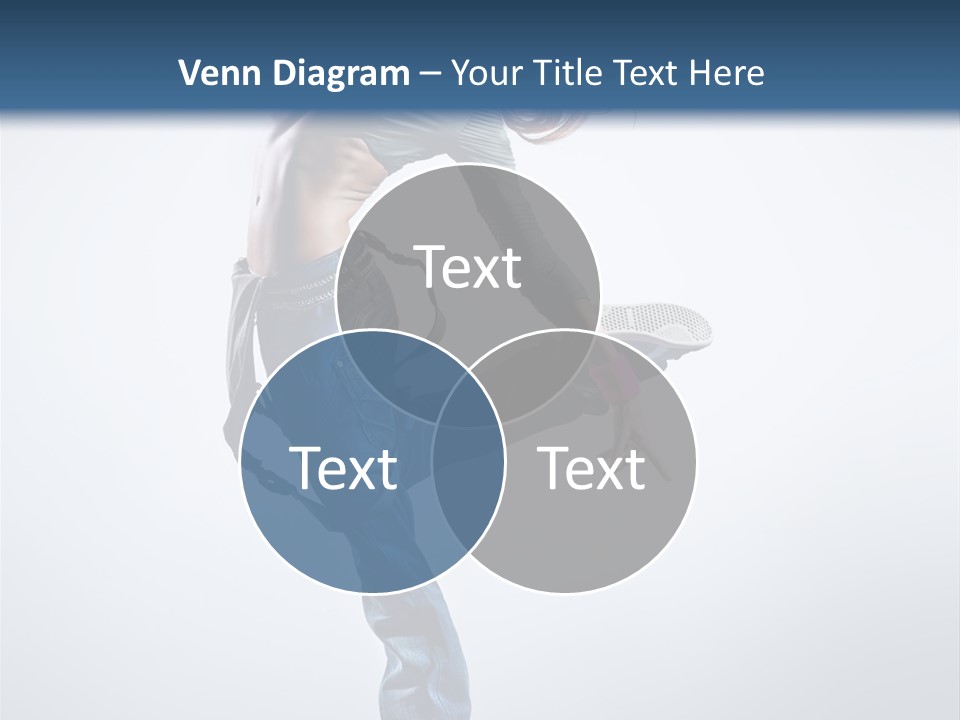 Funky Dancer Posing PowerPoint Template