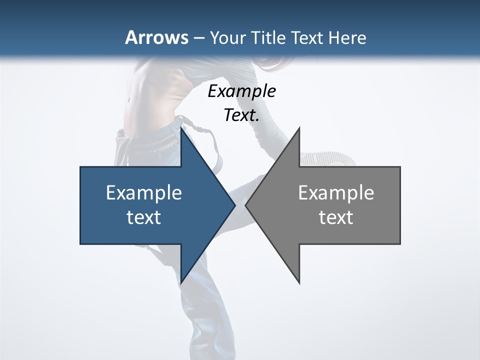 Funky Dancer Posing PowerPoint Template