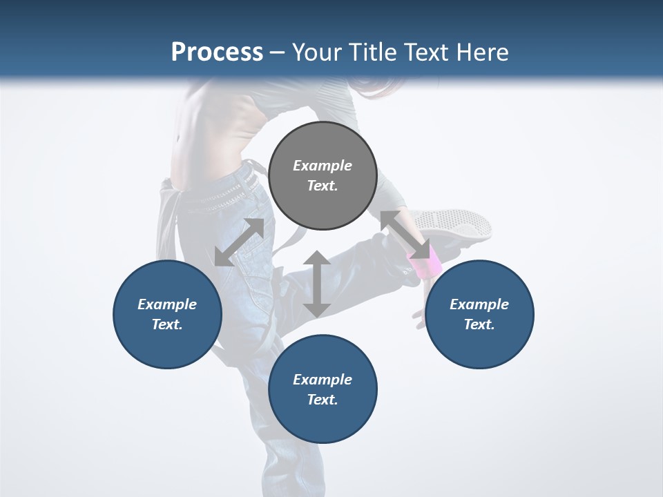 Funky Dancer Posing PowerPoint Template