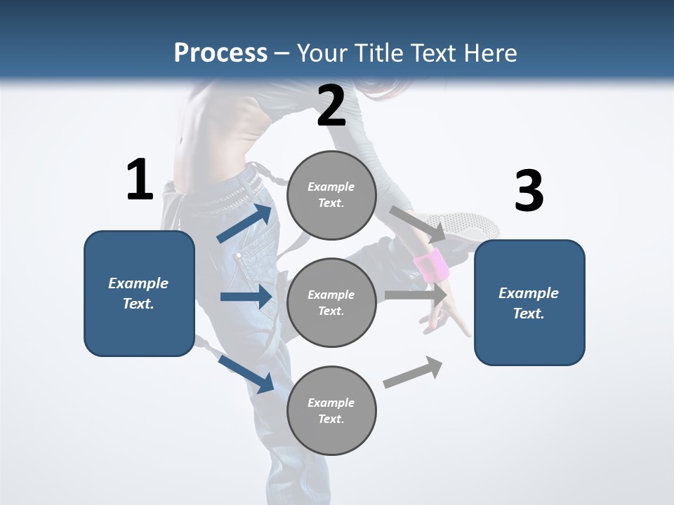 Funky Dancer Posing PowerPoint Template