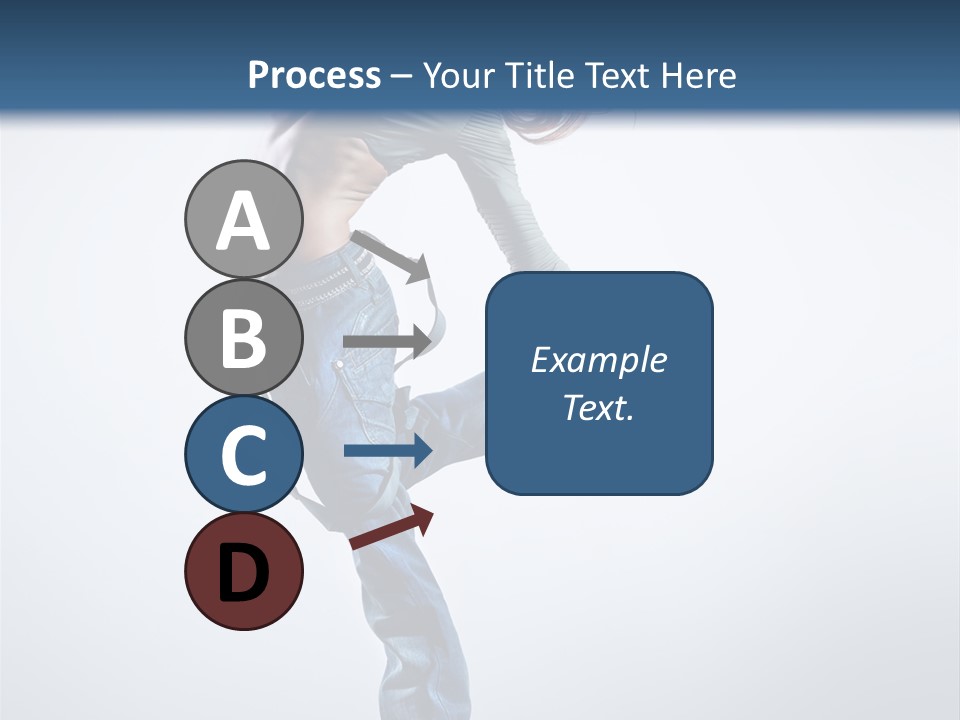 Funky Dancer Posing PowerPoint Template