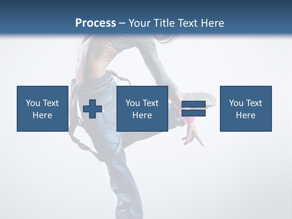 Funky Dancer Posing PowerPoint Template