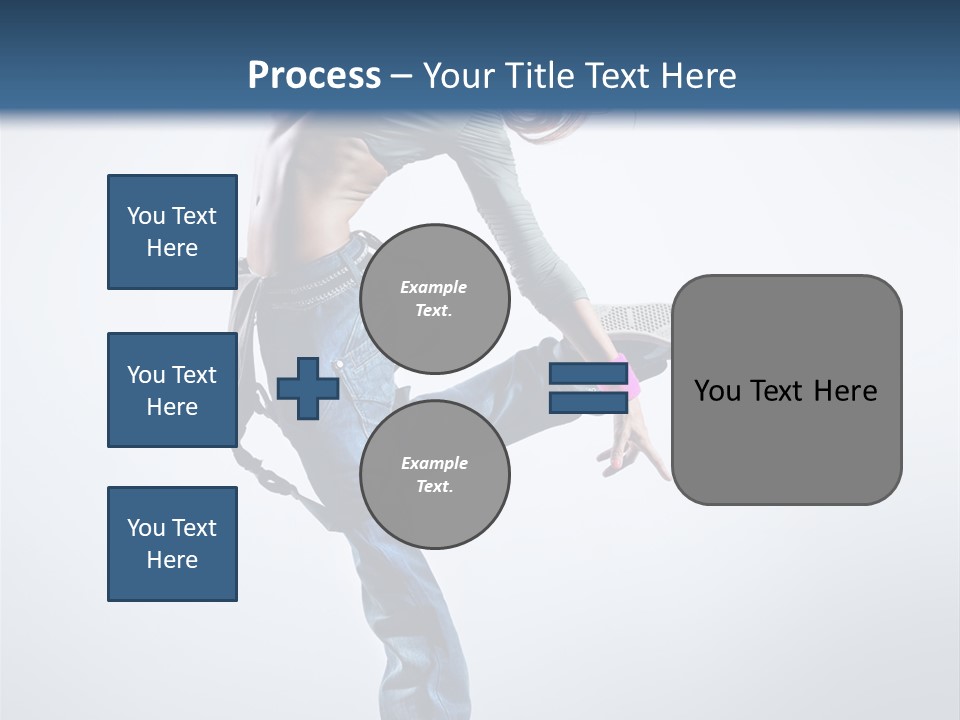Funky Dancer Posing PowerPoint Template
