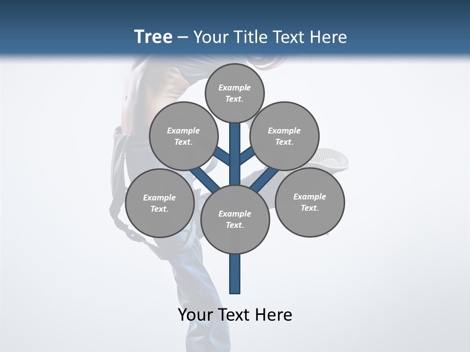 Funky Dancer Posing PowerPoint Template