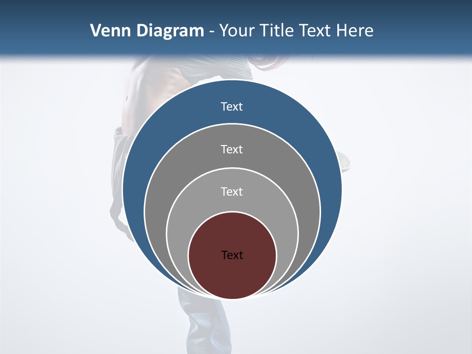 Funky Dancer Posing PowerPoint Template