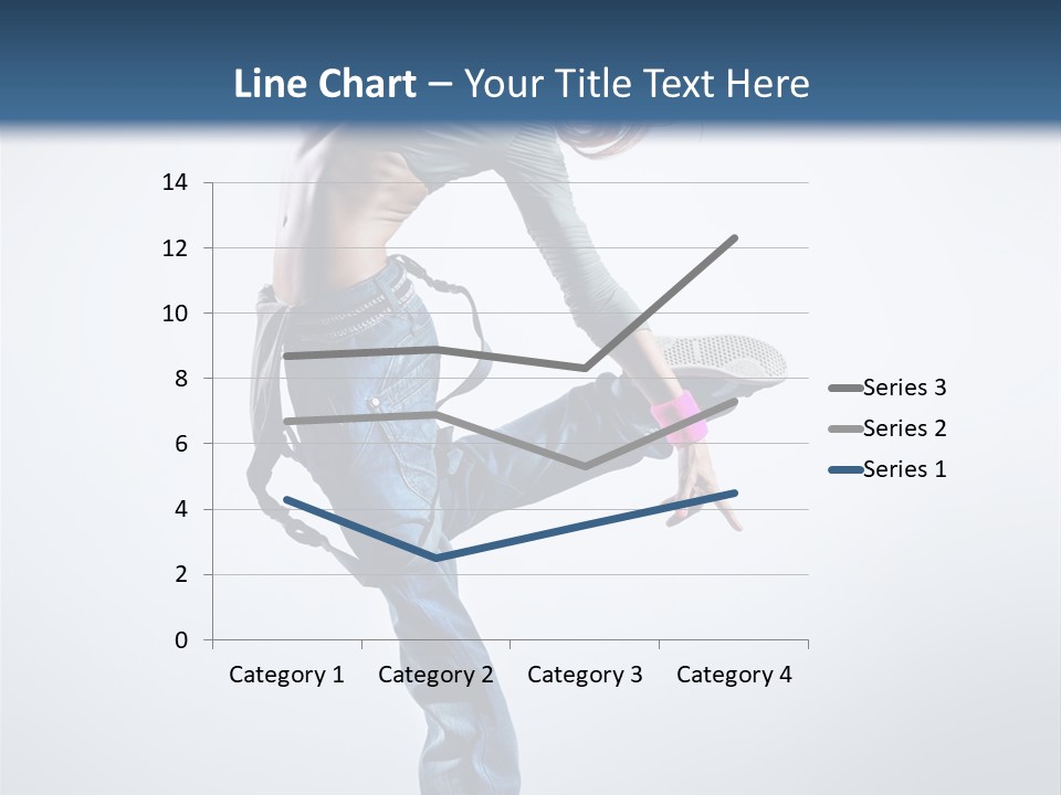 Funky Dancer Posing PowerPoint Template