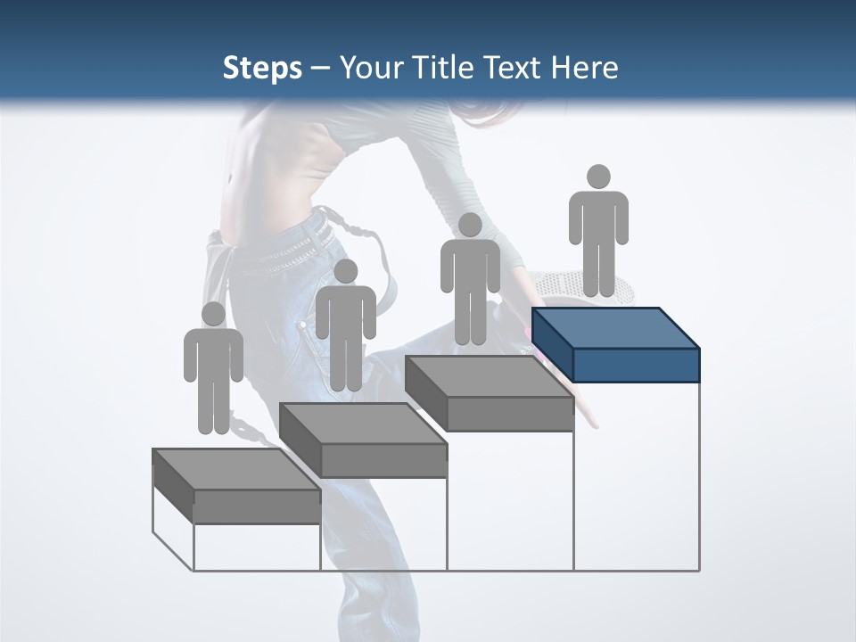 Funky Dancer Posing PowerPoint Template