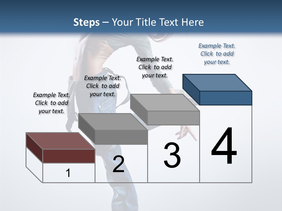 Funky Dancer Posing PowerPoint Template