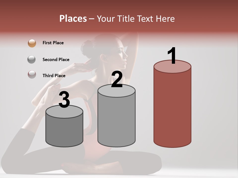 Female Balance Vitality PowerPoint Template