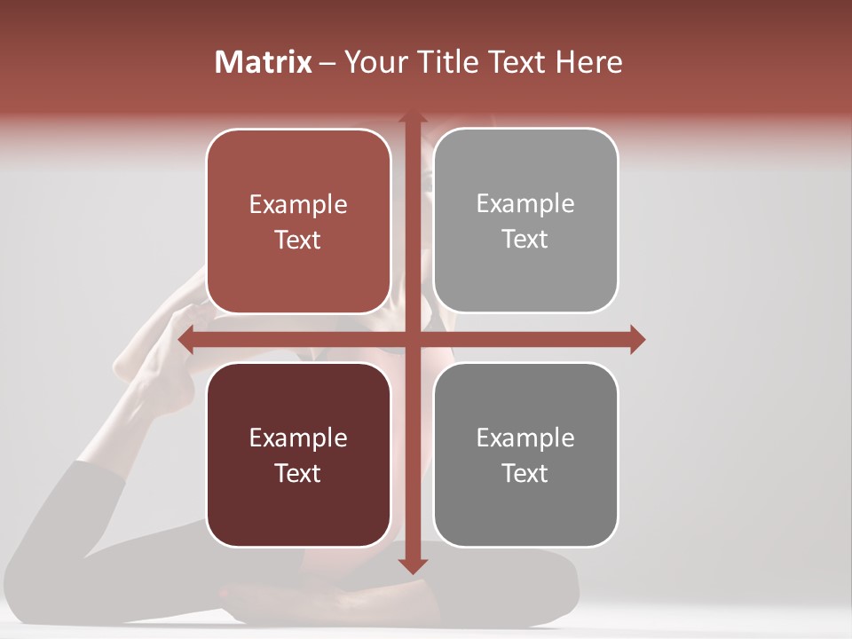 Female Balance Vitality PowerPoint Template