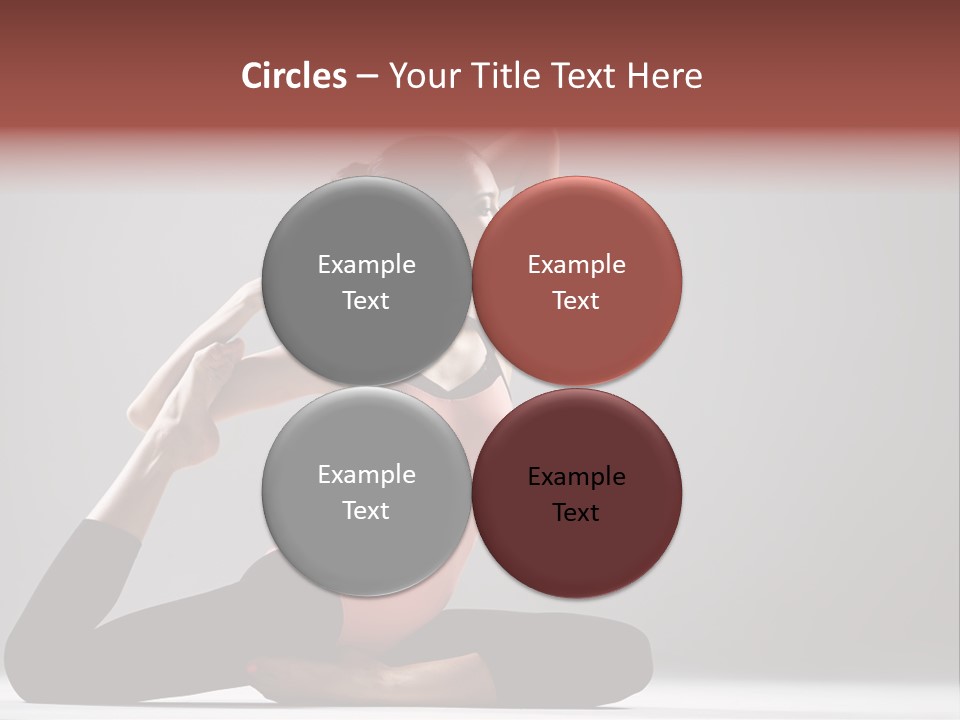 Female Balance Vitality PowerPoint Template