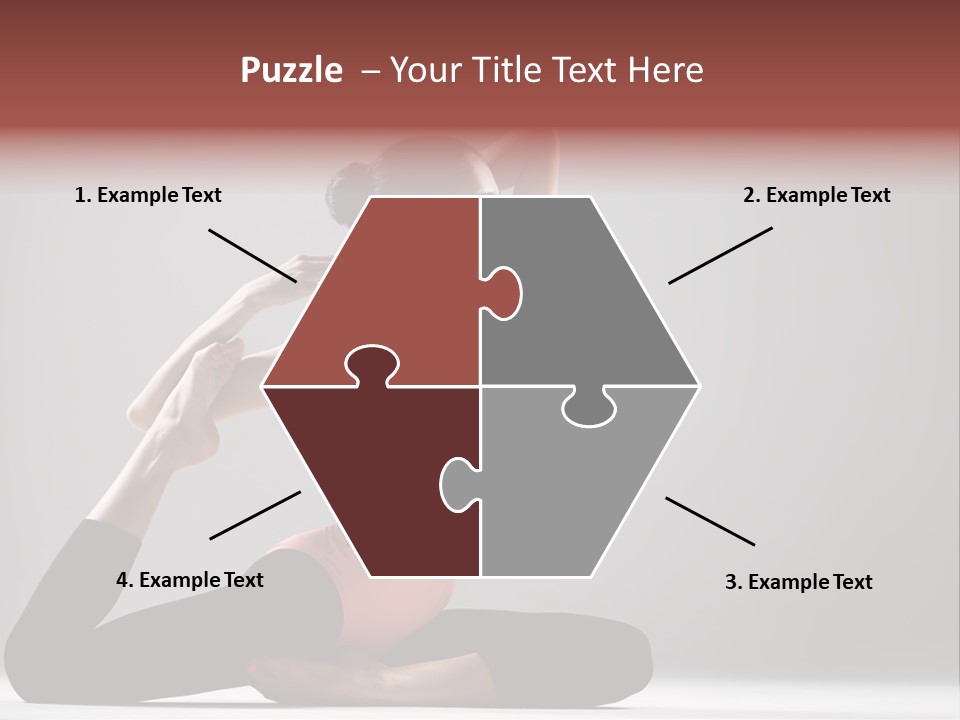 Female Balance Vitality PowerPoint Template