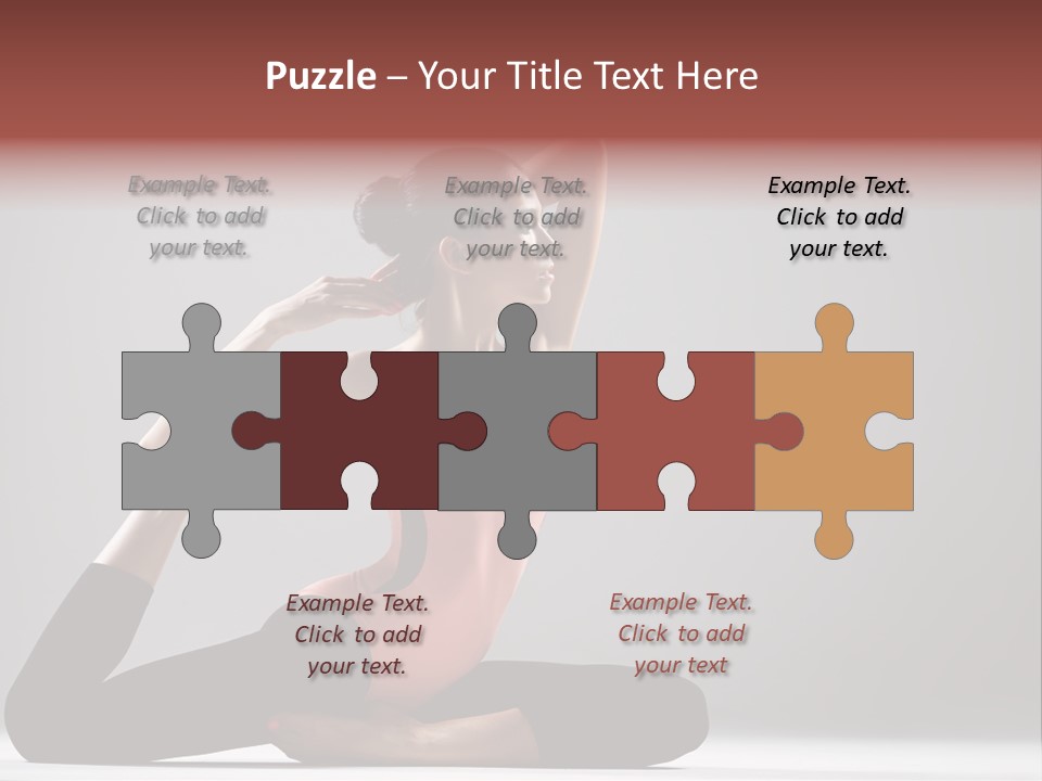 Female Balance Vitality PowerPoint Template