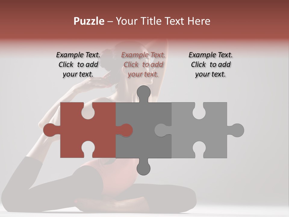 Female Balance Vitality PowerPoint Template