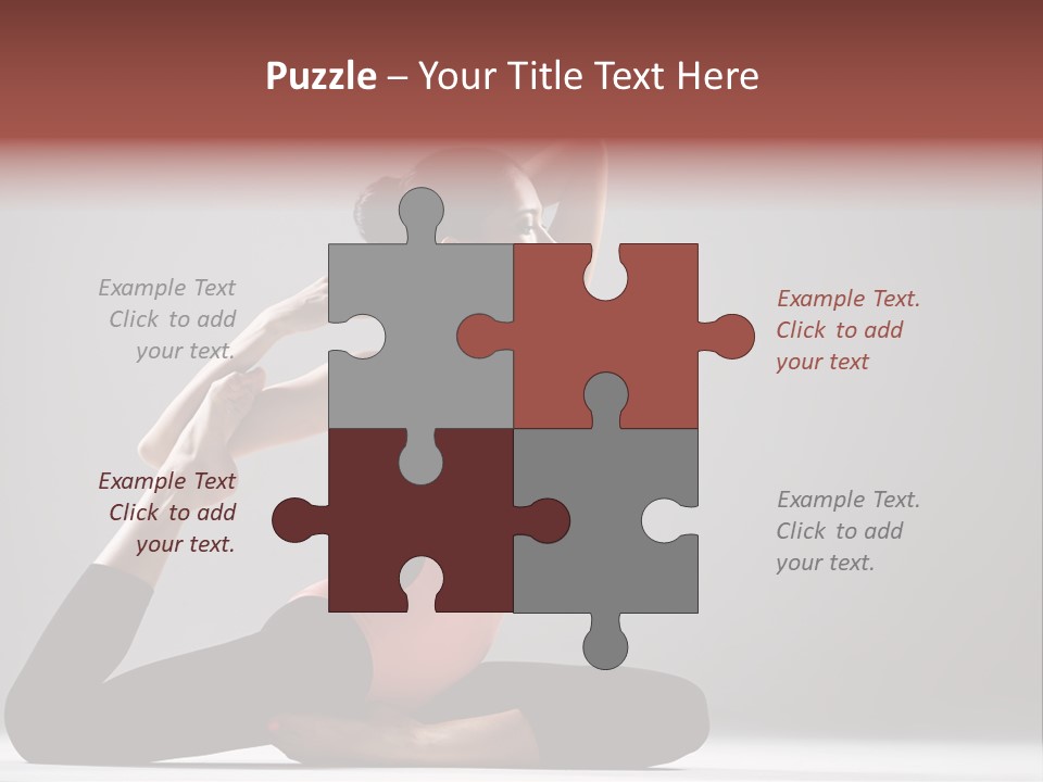 Female Balance Vitality PowerPoint Template