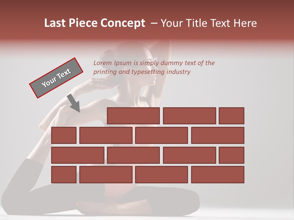 Female Balance Vitality PowerPoint Template