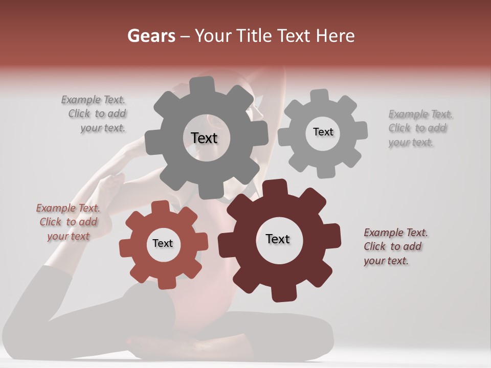 Female Balance Vitality PowerPoint Template