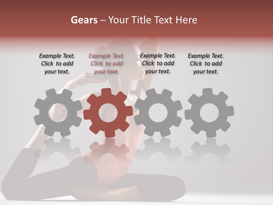 Female Balance Vitality PowerPoint Template