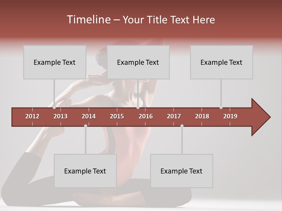 Female Balance Vitality PowerPoint Template