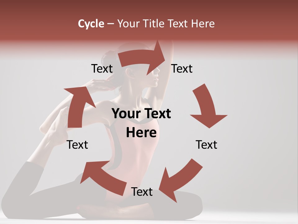 Female Balance Vitality PowerPoint Template