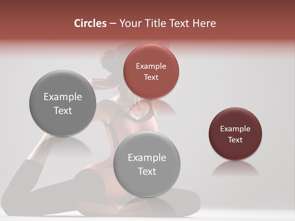 Female Balance Vitality PowerPoint Template