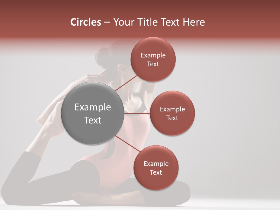 Female Balance Vitality PowerPoint Template